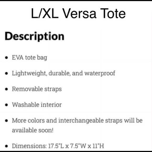 Versa Tote plus Wide Guitar Strap Set- pick color tote based on availability - Picture 3 of 16